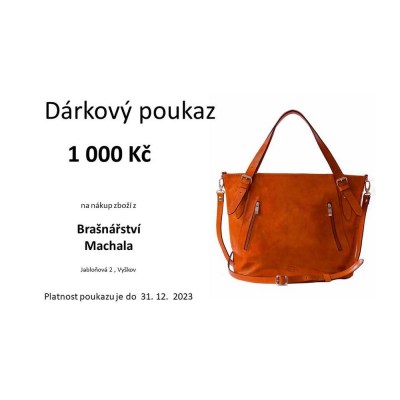 Dárkový poukaz 1.000 Kč 1000 x 10003